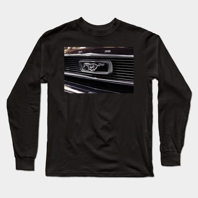 ford mustang, mustang logo Long Sleeve T-Shirt by hottehue